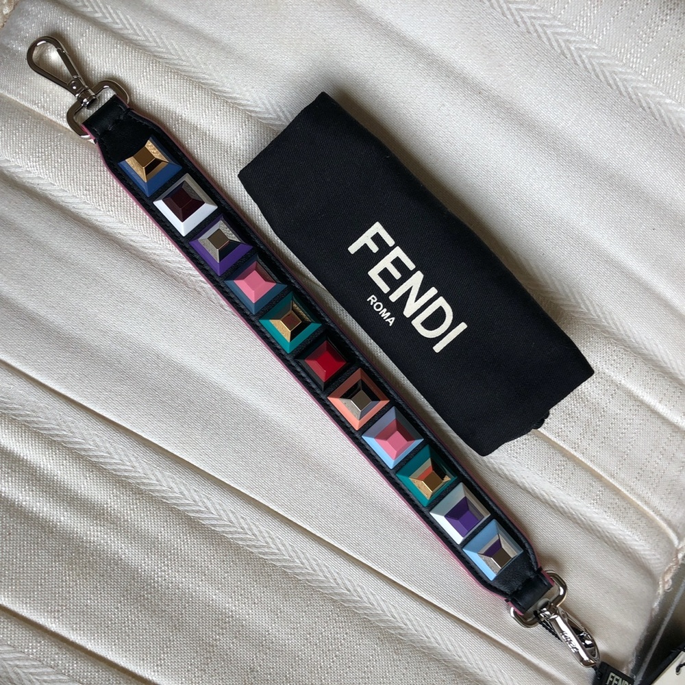 NWT Fendi "Strap You" Mini Stud Embellished Strap - Picture 3 of 8